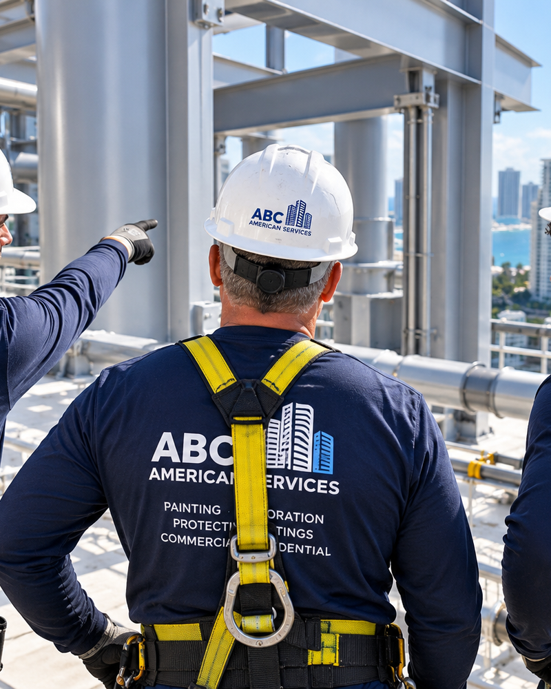 ABC American Services team on-site